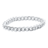 Bowery Curb Chain Ring in Sterling Silver