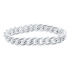 Bowery Curb Chain Ring in Sterling Silver