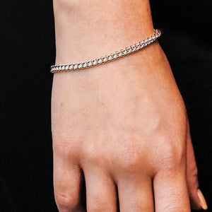 Chrystie St. Curb Chain Bracelet in Sterling Silver