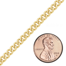 Load image into Gallery viewer, Bulk / Spooled Heavy Round Curb Chain in 14K Gold-Filled (1.50 mm - 6.50 mm)
