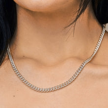 Load image into Gallery viewer, Chrystie St. Curb Chain Necklace in Sterling Silver
