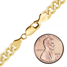 Load image into Gallery viewer, Finished Round Tall Curb Bracelet in 14K Gold-Filled
