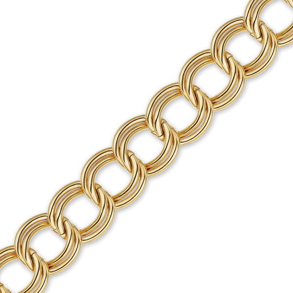 Bulk / Spooled Charm Bracelet Chain in 14K Gold-Filled (4.80 mm)