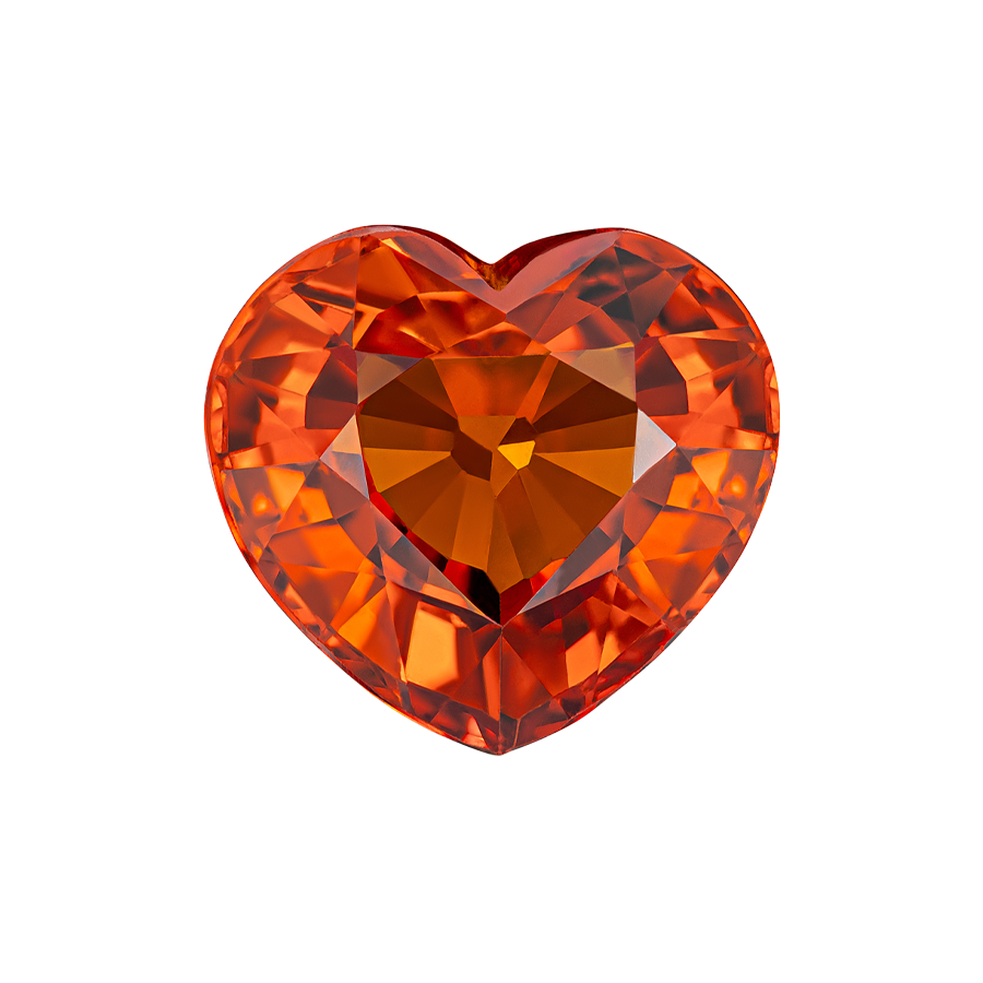 Heart Citrine - November Birthstones
