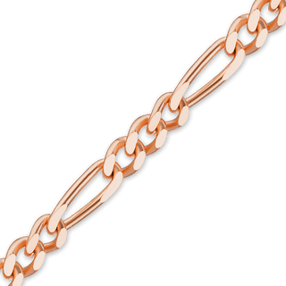 Bulk / Spooled Classic Figaro Chain in 14K Rose Gold (1.50 mm - 1.80 mm)