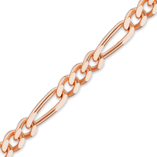 Bulk / Spooled Classic Figaro Chain in 14K Rose Gold (1.50 mm - 1.80 mm)
