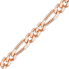 Bulk / Spooled Classic Figaro Chain in 14K Rose Gold (1.50 mm - 1.80 mm)