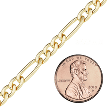 Load image into Gallery viewer, Bulk / Spooled Classic Figaro Chain in 14K Gold-Filled (1.50 mm - 5.00 mm)
