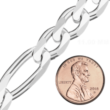 Load image into Gallery viewer, Bulk / Spooled Classic Figaro Chain in Sterling Silver (1.30 mm - 11.00 mm)
