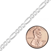 Load image into Gallery viewer, Bulk / Spooled Classic Figaro Chain in Sterling Silver (1.30 mm - 11.00 mm)
