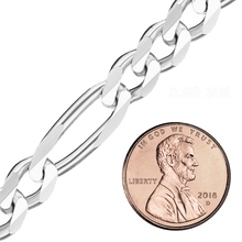 Load image into Gallery viewer, Bulk / Spooled Classic Figaro Chain in Sterling Silver (1.30 mm - 11.00 mm)
