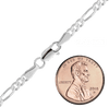 Fulton St. Figaro Chain Necklace in Sterling Silver