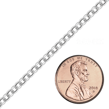 Load image into Gallery viewer, Bulk / Spooled Classic Rolo Chain in Sterling Silver (1.60 mm - 6.00 mm)
