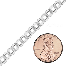 Load image into Gallery viewer, Bulk / Spooled Classic Rolo Chain in Sterling Silver (1.60 mm - 6.00 mm)

