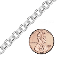 Load image into Gallery viewer, Bulk / Spooled Classic Rolo Chain in Sterling Silver (1.60 mm - 6.00 mm)
