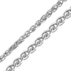 Bulk / Spooled Classic Wheat Chain in Sterling Silver (2.40 mm - 4.00 mm)