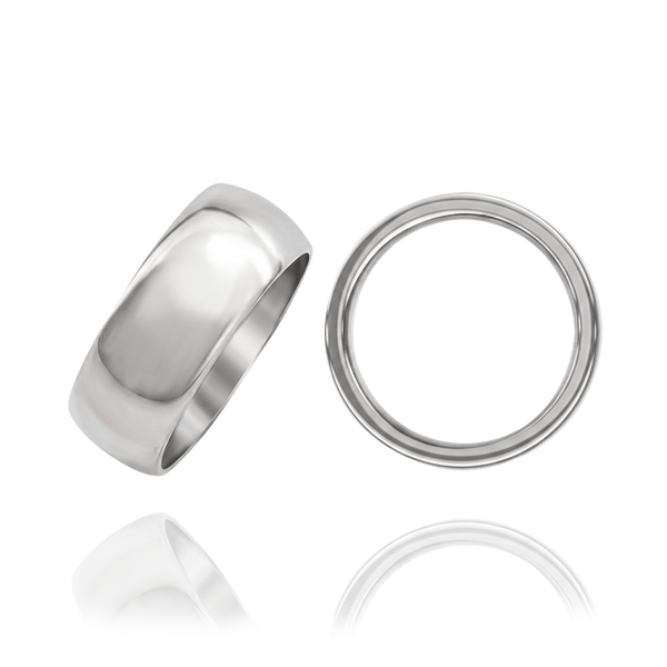 ITI NYC Sterling Silver Comfort Fit Wedding Bands (2.0 mm - 8.0 mm)