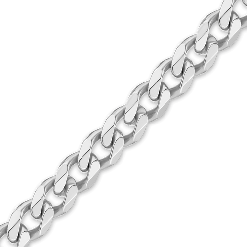 Bulk / Spooled Classic Curb Chain in 14K White Gold (1.23 mm - 5.20 mm)