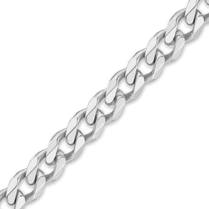 Bulk / Spooled Classic Curb Chain in 14K White Gold (1.23 mm - 5.20 mm)