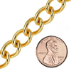 Bulk / Spooled Light Round Curb Chain in 14K Gold-Filled (3.50 mm - 10.80 mm)