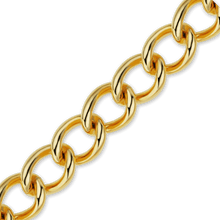 Load image into Gallery viewer, Bulk / Spooled Light Round Curb Chain in 14K Gold-Filled (3.50 mm - 10.80 mm)
