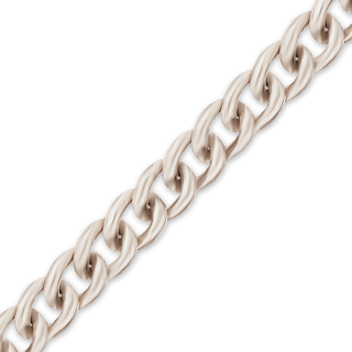 Bulk / Spooled Curb Chain in Platinum (1.00 mm - 2.70 mm)