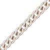 Bulk / Spooled Curb Chain in Platinum (1.00 mm - 2.70 mm)