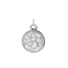 Round Half Locket in Sterling Silver (19 mm)
