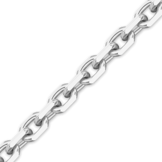 Bulk / Spooled Diamond Cut Cable Chain in Sterling Silver (0.90 mm - 8.00 mm)