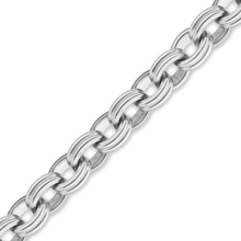 Load image into Gallery viewer, Bulk / Spooled Double Cable Chain in Sterling Silver (6.40 mm - 10.80 mm)
