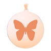 Sterling Silver 18K Rose Gold Finish Round Disc Charm With Optional Engraving (.030" thickness)