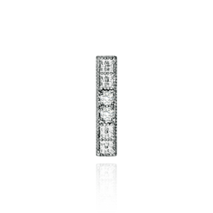 Strip Illusion Settings for 2 Round Stones (14.50 x 3.00 mm)