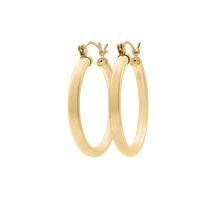 Load image into Gallery viewer, The Cherry Hoop in Gold Filled

