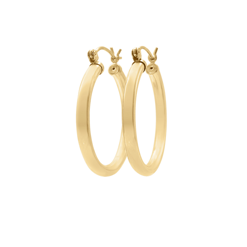 The Cherry Hoop in Gold Filled
