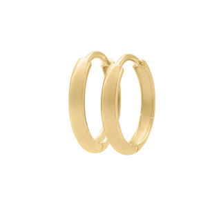 The Soho Huggie in 14K Gold