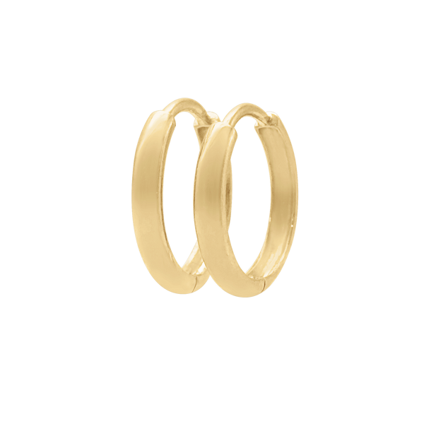 The Soho Huggie in 14K Gold