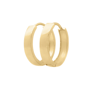 The Hester Huggie in 14K Gold