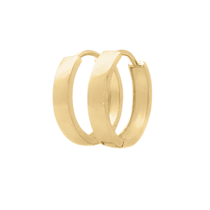 The Hester Huggie in 14K Gold