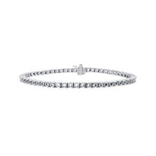 Load image into Gallery viewer, 4 Prong Tennis Bracelet in 14K Gold (.025 ct / 1.75 mm)
