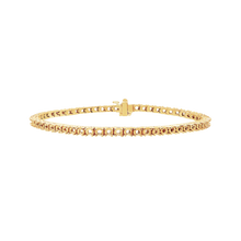 Load image into Gallery viewer, 4 Prong Round Tennis Bracelet Mounting in 14K Gold (.025 ct / 1.75 mm)
