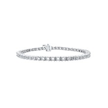 Load image into Gallery viewer, 4 Prong Tennis Bracelet in 14K Gold (.10 ct / 3.0 mm)
