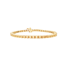 Load image into Gallery viewer, 4 Prong Tennis Bracelet in 14K Gold (.10 ct / 3.0 mm)
