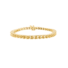 Load image into Gallery viewer, 4 Prong Tennis Bracelet in 14K Gold (.15 ct / 3.4 mm)
