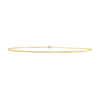 Plain Wire Choker in 18K Gold