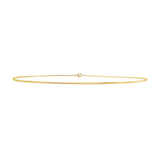 Plain Wire Choker in 18K Gold