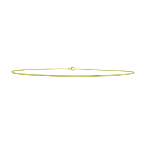 Plain Wire Choker in 18K Gold