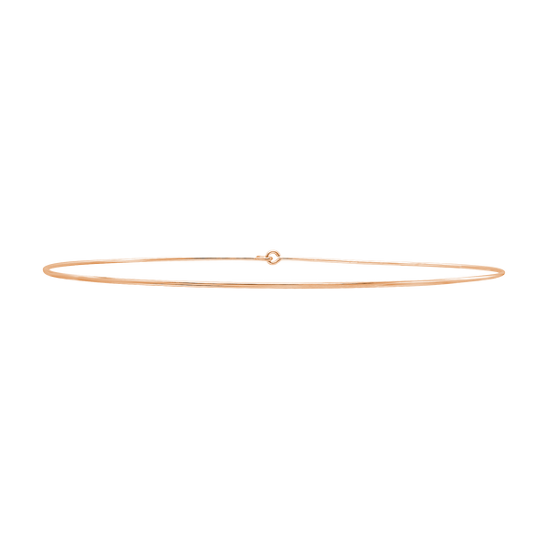 Plain Wire Choker in 18K Gold