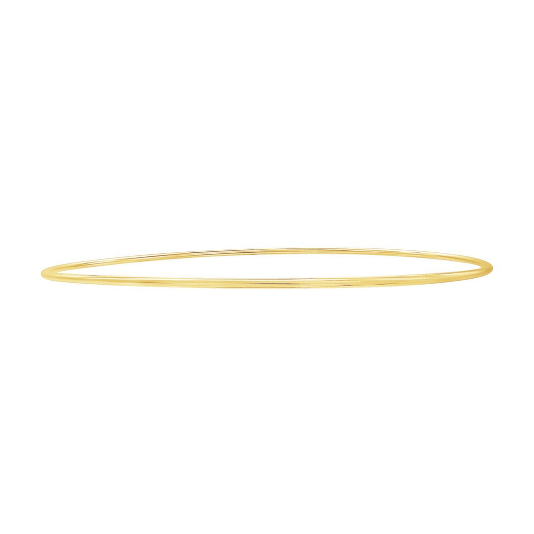 Plain Wire Bangle Bracelet in Gold Filled