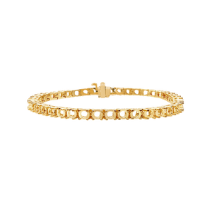 4 Prong Tennis Bracelet in 14K Gold (.20 ct / 3.8 mm)