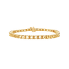 4 Prong Round Tennis Bracelet Mounting in 14K Gold (.20 ct / 3.8 mm)
